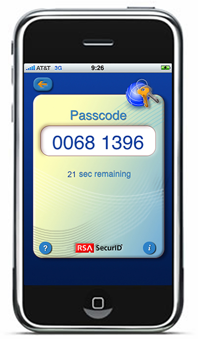 RSA SecurID iPhone